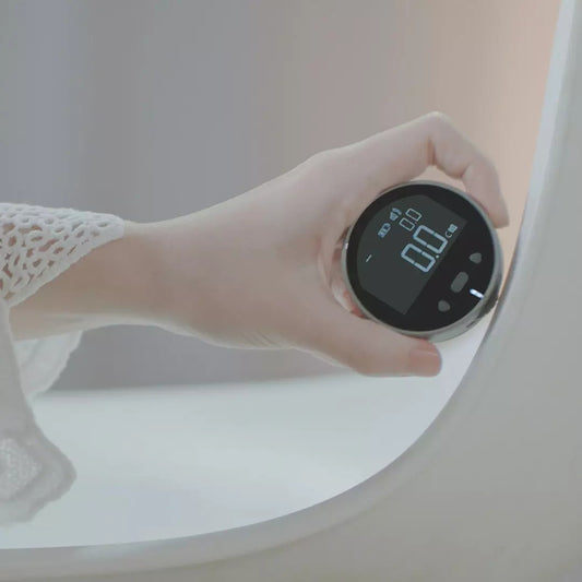 HomeMagician Electronic Digital Tape Measure 324Ft – Smart LCD Ruler, Rechargeable Rolling Measuring Tool for Flat, Curved & Odd Shapes