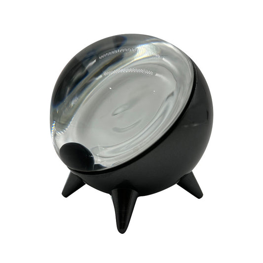 Creative Magnetic Fluid Ball Speaker – Smart Vibration Pickup Ferrofluid Audio Lamp with LED Visual Display